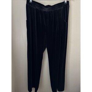 Cal Style Women’s Large Black Velvet Sweatpants